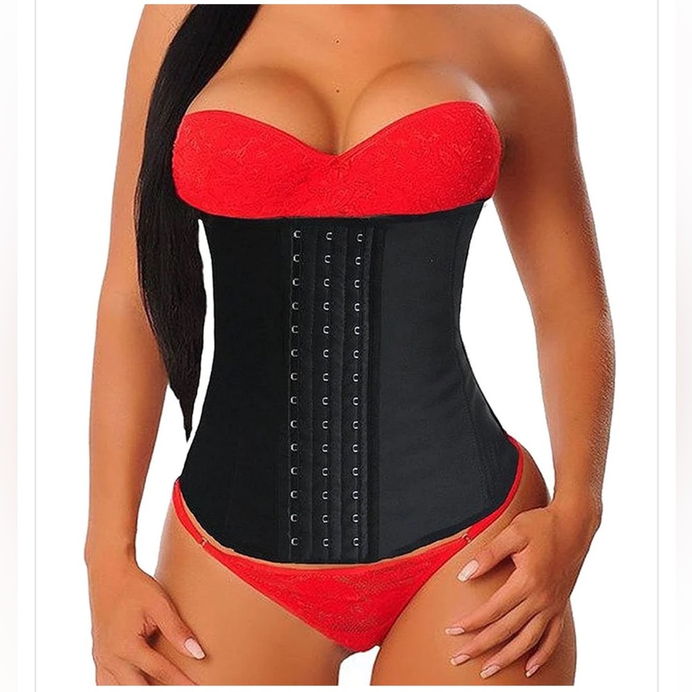 Yianna Corset Waist Trainer Classic In Black Size 2XL
